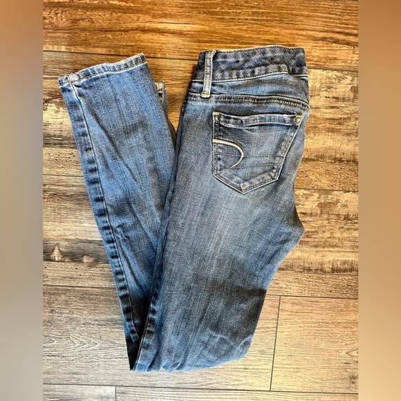 American Eagle woman’s stretch jeans skinny size 0 - Picture 5 of 5